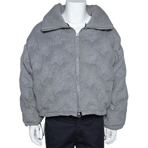 louis vuitton grey monogram jacket